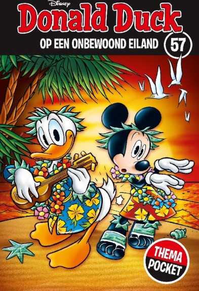 DONALD DUCK - THEMA POCKETS - 57: OP EEN ONBEWOOND EILAND