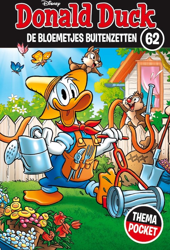 Donald Duck Themapocket 62 - De bloemetjes buitenzetten