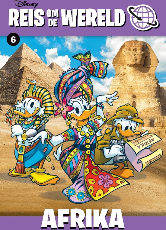 Donald duck Reis om de wereld  Afrika de noorman stripboekwinkel