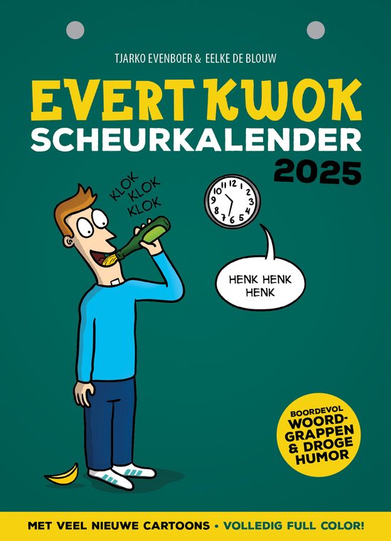 Evert Kwok scheurkalender 2025